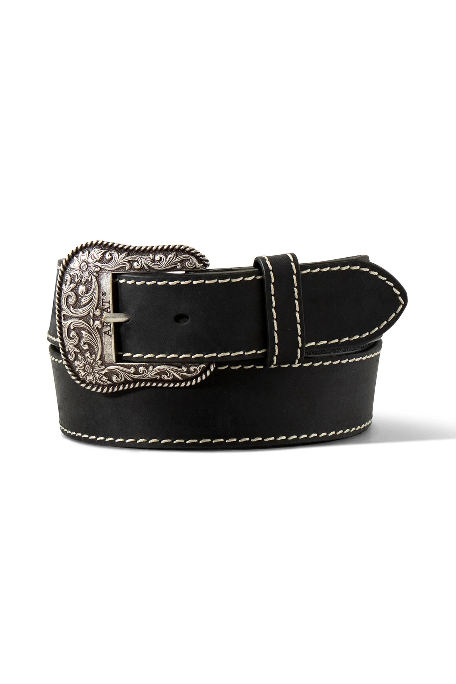 Accent Stitch Dame belte Black L