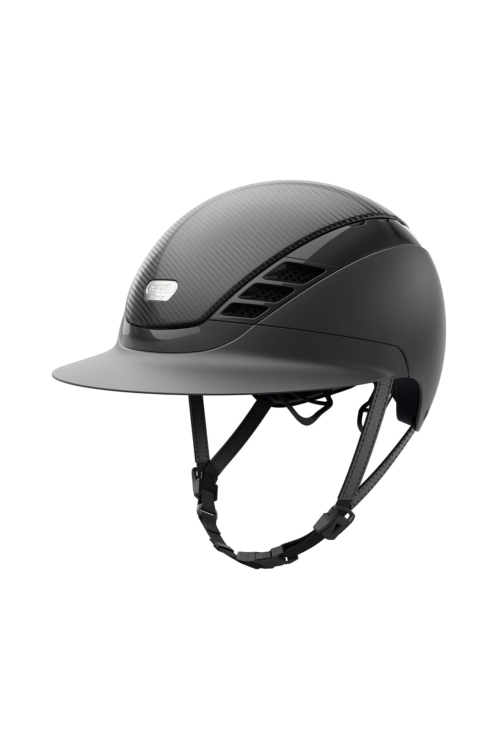 Airluxe Pure Carbon Style ridehjelm med lang skjerm Black/Anthracite M