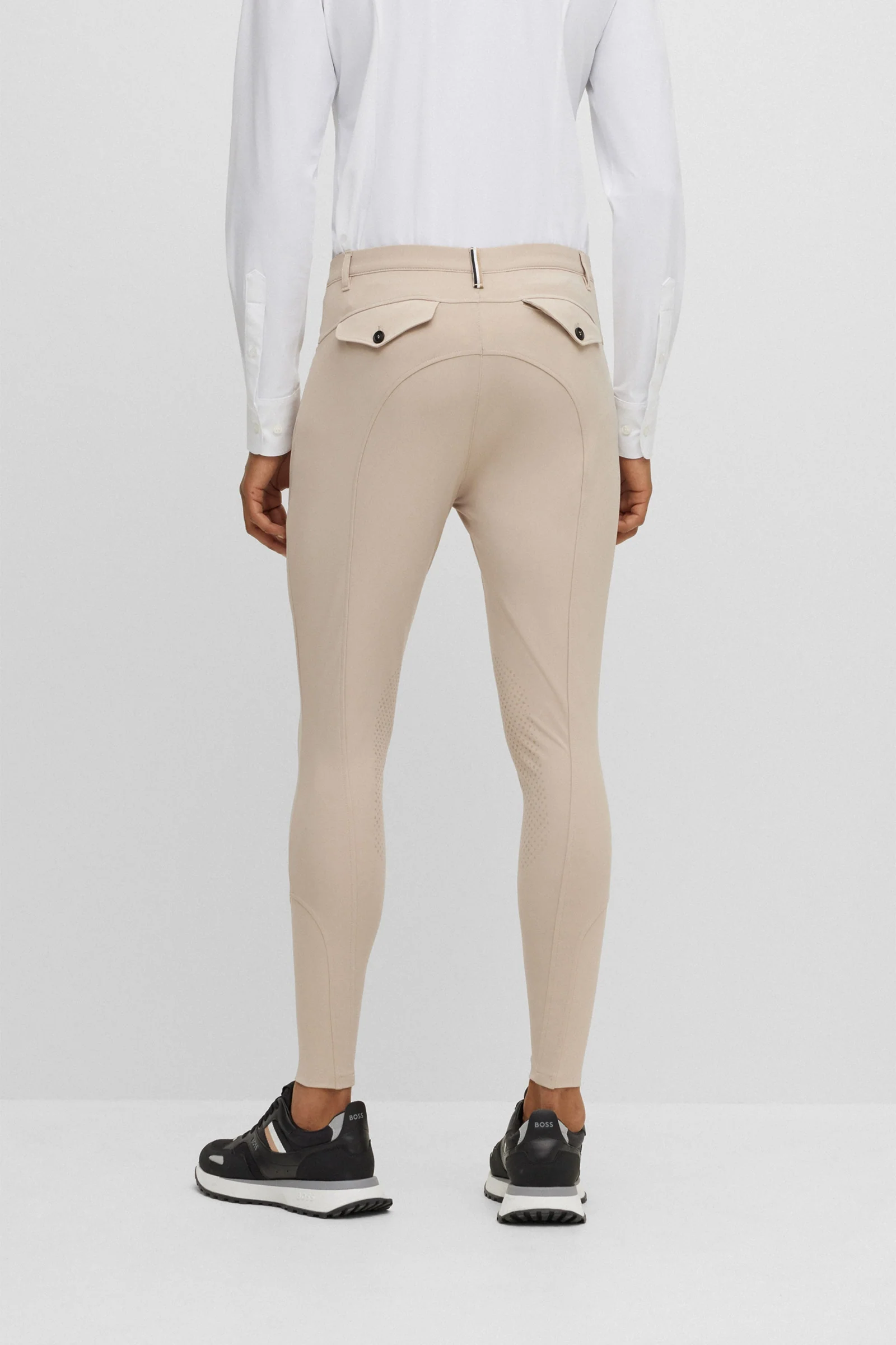 Boss James herre ridebukse knegrip Beige L