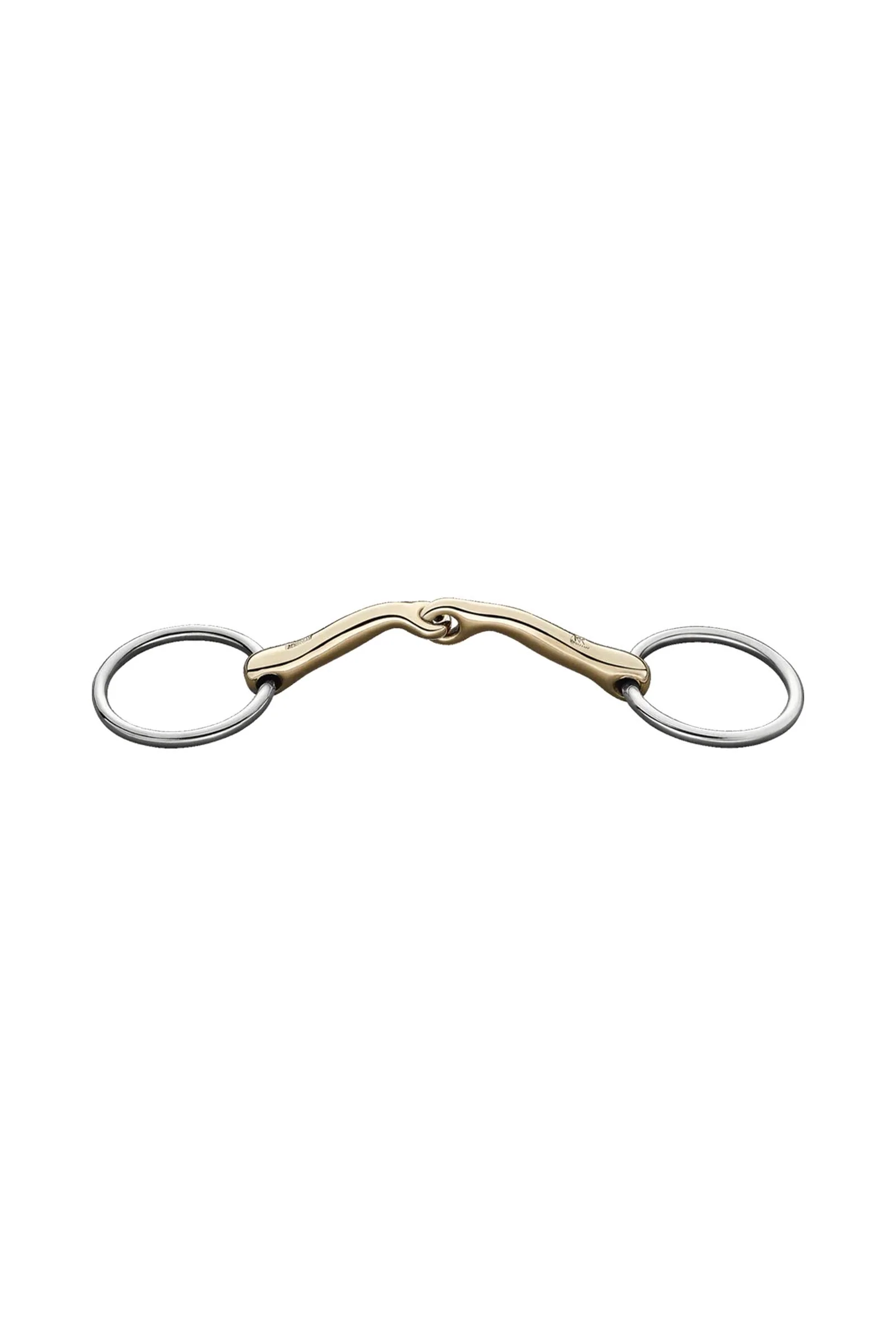 KK pony lĂžse ringe trinsebitt, enkelt leddet, 12 mm, Sensogan Metall 115 mm