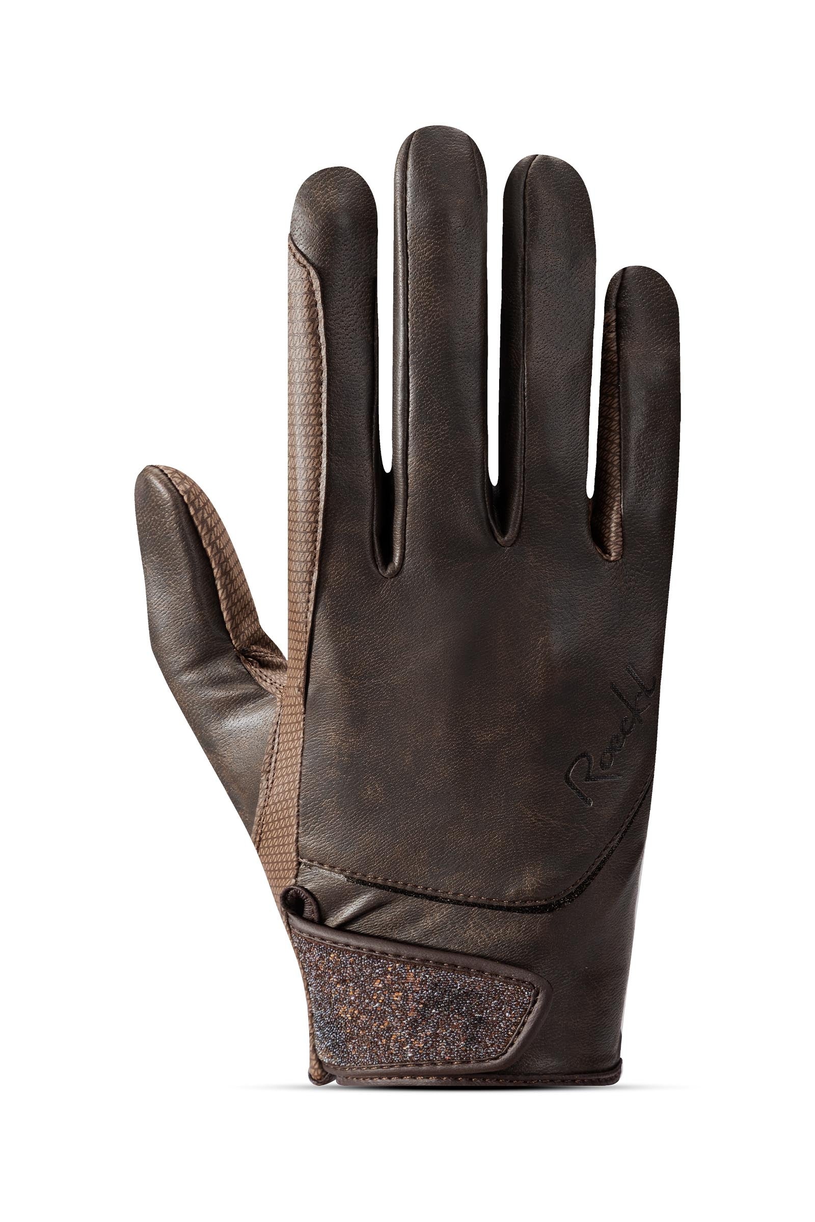 Lusita ridehansker Mocha Antique 8