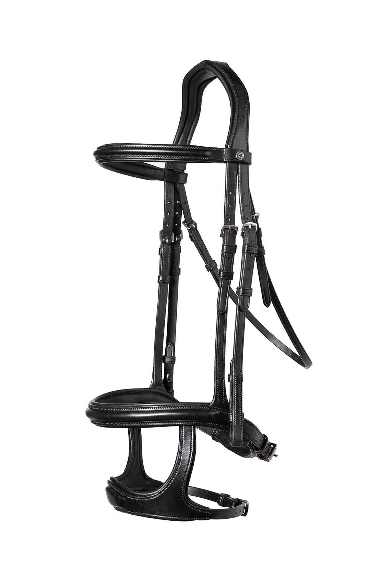 Trust Paris Double Noseband Bridle Black/Silver F
