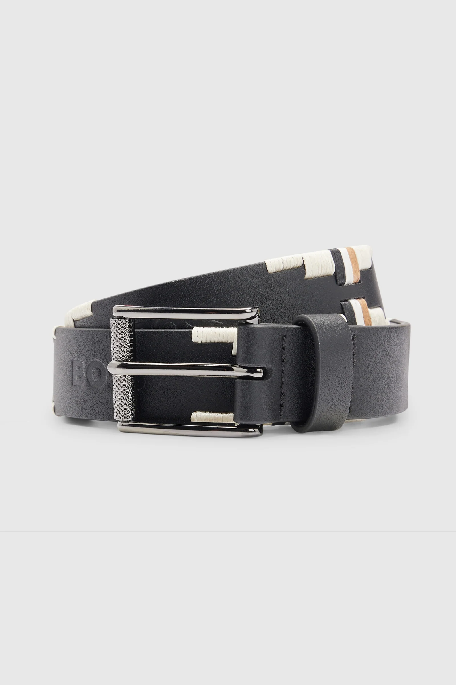 Boss Polo Belte Signature Black 70 cm