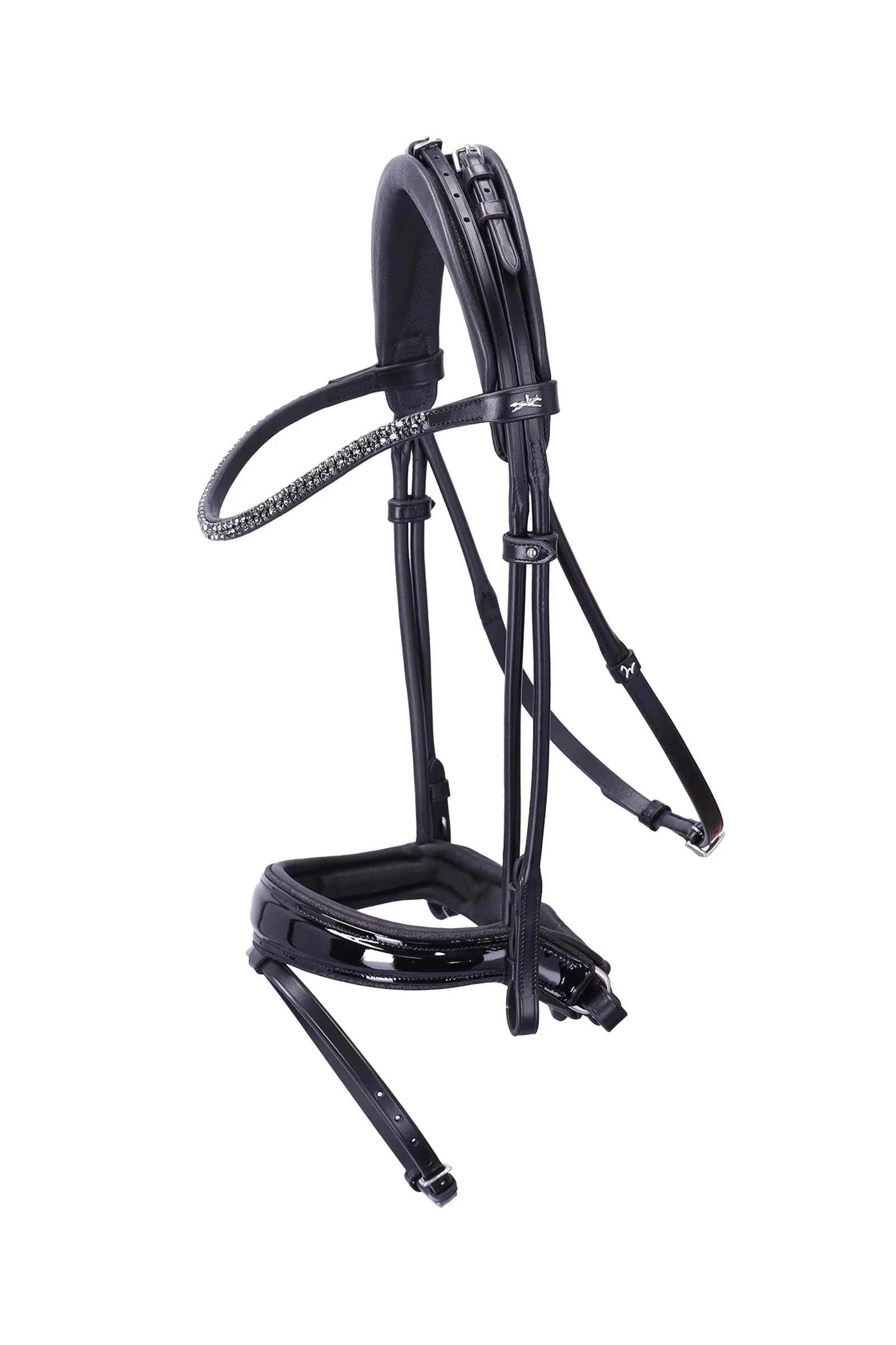 Satchmo Bridle - Isabell Werth Collection black/patent/silver C