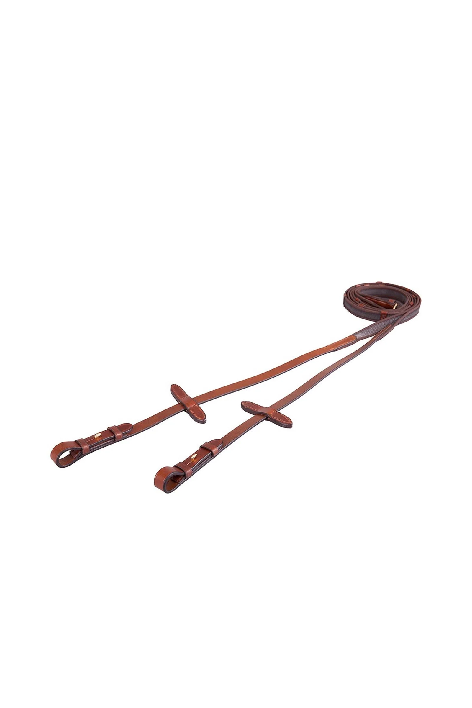 web tøyler med grep, 19 mm Tobacco/Gold F