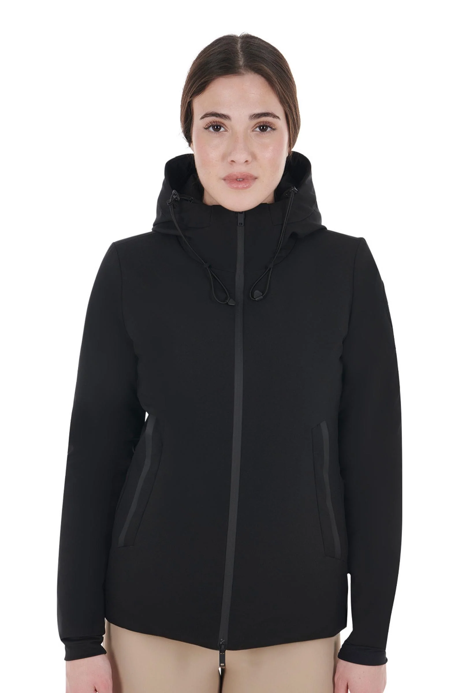 damedunjakke vann- og vindavvisende Black L